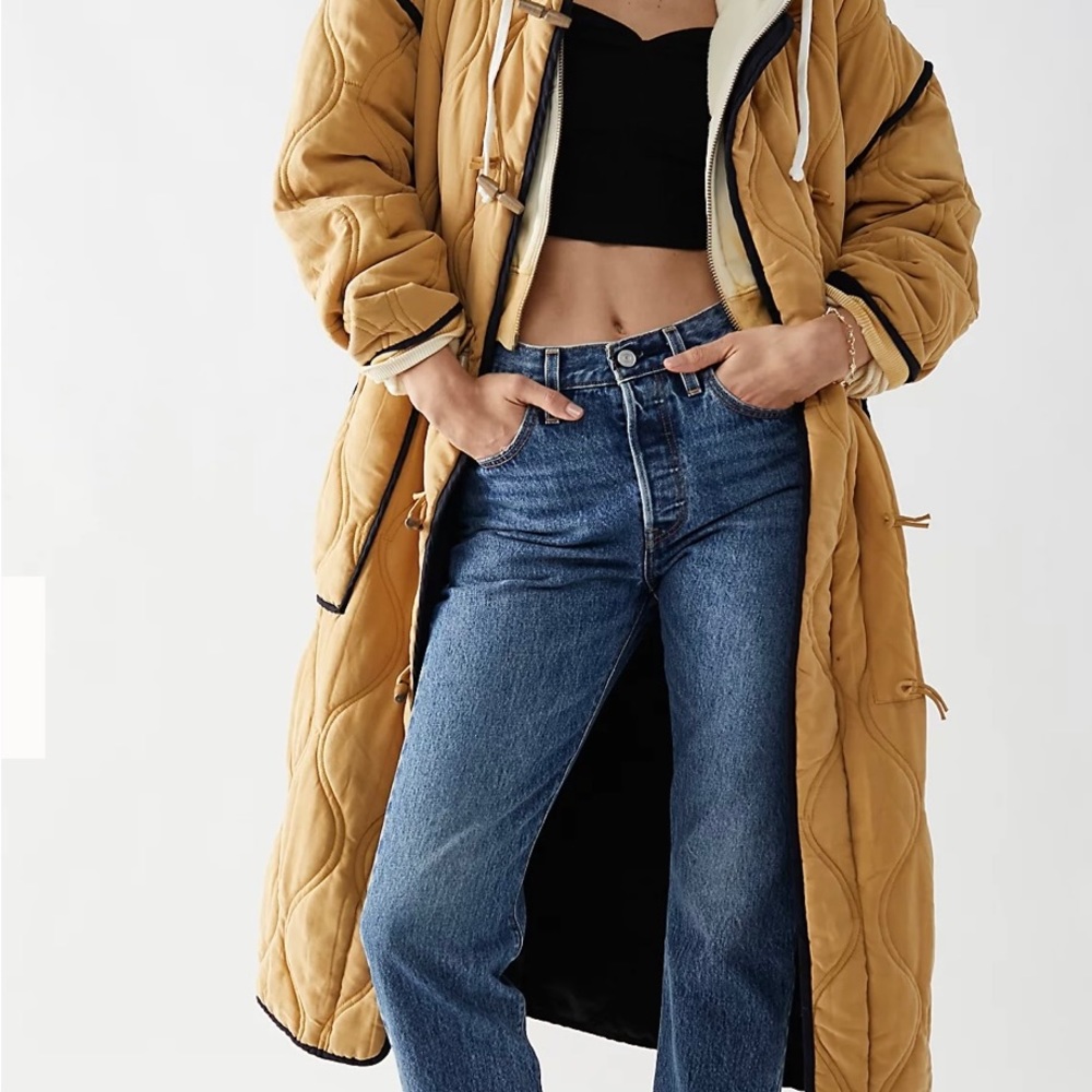 Free People lush it duffle coat NWT